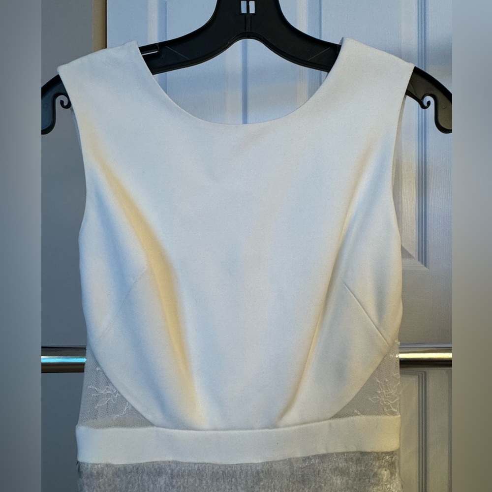 BCBG short white sequined dress - Picture 3 of 9